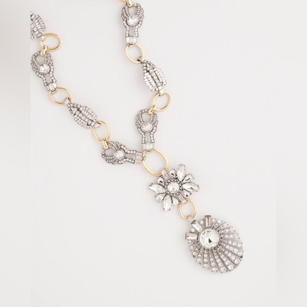 Chico's Originals Art
Deco Crystal Y-
Necklace